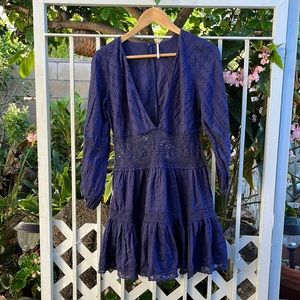Free People Low Cut V Dress